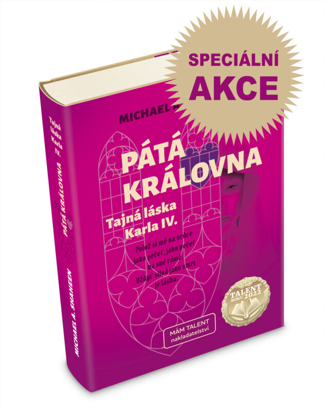 AKCE - Pátá královna s věnováním a podpisem autora